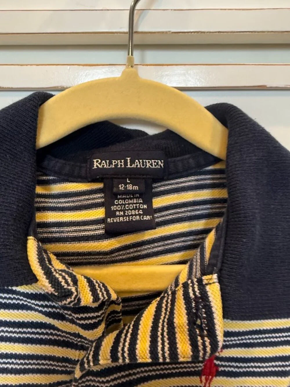 Polo Ralph Lauren Striped Coverall | 12-18M